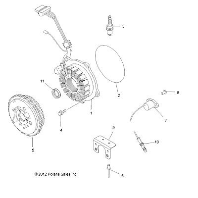 #ad #ad Polaris Flywheel w Ring Gear Genuine OEM Part 3089905 Qty 1 $544.99