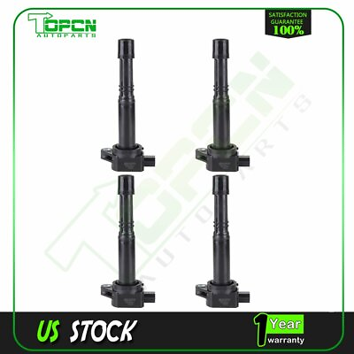 #ad Pack of 4 Ignition Coils Premium New fits Acura ILX Honda Accord Civic UF602 $46.99