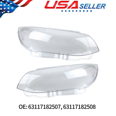 #ad 2x Headlight Lens Replacement Covers For BMW E92 E93 Coupe M3 2006 2009 US HOT $58.89