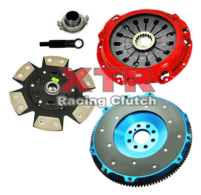#ad XTR STAGE 3 CLUTCH KIT amp; 8.6 LBS ALUMINUM FLYWHEEL FOR ECLIPSE GT GTS 3.0L 6G72 $299.00
