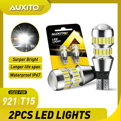 #ad AUXITO Backup 2x 921 T15 W16W 42SMD Led Bulb Back Up Reverse Light White AU $31.38