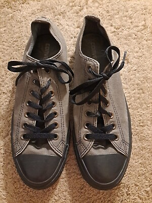 #ad Converse Chuck Taylor All Star OX Studded Gray Black Sneakers Shoes Size 8 1 2 $20.00