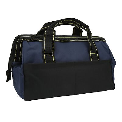#ad 18in Tool Storage Bag Wide Mouth Easy Access Large Space Portable Heavy Duty $28.27