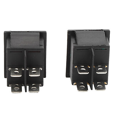 #ad 5Pcs Rocker Switch 16A 250V 4 Pin With Red Light Industrial Control 31x25mm $9.63