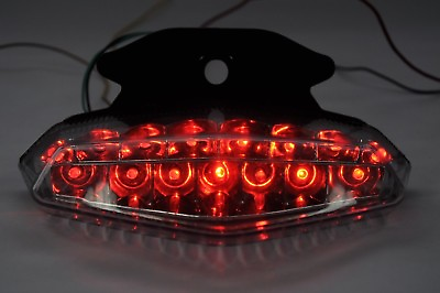 #ad Tail Light LED Clear Sequential Integrated Turn Signal Ducati 09 12 Hypermotard $59.36