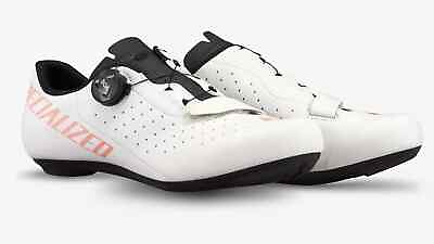 Specialized Torch 1.0 Road Bike Shoes 3 Bolt Nylon Composite BOA White Dove Grey $89.95