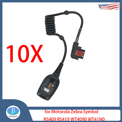 #ad 10pcs Scan Cable Power Cable for Motorola Zebra Symbol RS409 RS419 WT4090 WT41N0 $108.00