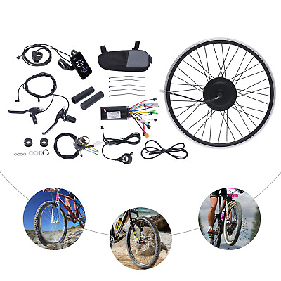 #ad 24quot; 500W 36V E Bike Front Wheel Electric Bicycle Hub Motor Conversion Kit LCD $204.25