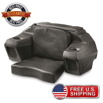 #ad ATV Seat Backrest Storage 4 Wheeler Locking Padded Waterproof Rear Hatch Chair $199.97