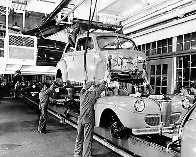 #ad 1941 FORD ASSEMBLY LINE Photo 178 d $11.37