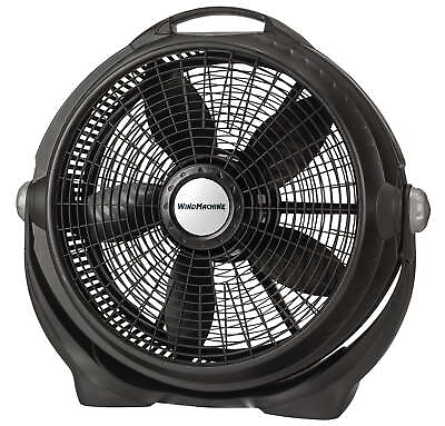 #ad Lasko Wind Machine 20quot; Air Circulator Floor Fan 3 Speeds 23quot; H Black A20302 $36.78