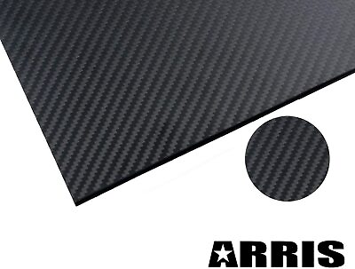 #ad #ad ARRIS carbon fiber sheet 100% 3K Carbon Fiber Plate Plain Weave Panel Sheet $36.64