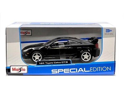 #ad 1 24 Maisto Special Edition Toyota Celica GT S Diecast Model Car Black 31237 BK $14.55
