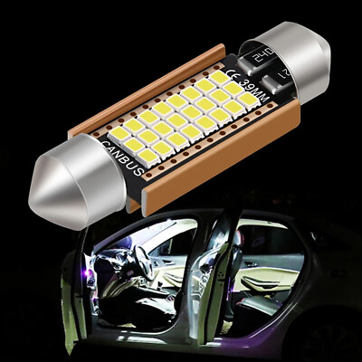 #ad Festoon 31mm 36mm 39mm 41mm LED Bulb C5W C10W C3W Super Bright Car Dome LKE $2.13