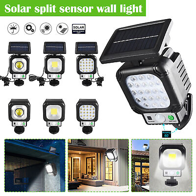 #ad Outdoor Solar Lamp PIR Motion Sensor Wall Light Waterproof Garden Street Light $17.09