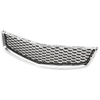 #ad Honeycomb Grille For Chevrolet Equinox 10 15 Lower Chrome Shell w Black Insert $39.90