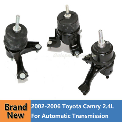 #ad Engine Motor Mount Set Front Rear amp; Auto Trans Mount for 02 08 Toyota Camry $57.80
