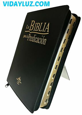 #ad BIBLIA PASTORAL PARA LA PREDICACION REINA VALERA 1960 NEGRO INDICE CON BOSQUEJOS $44.59