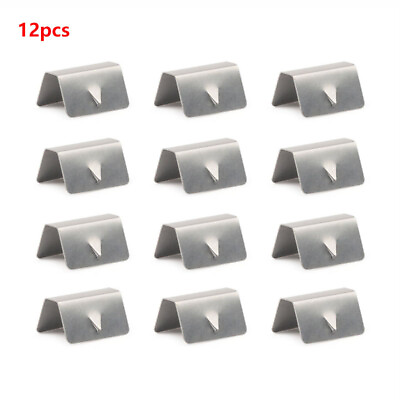 #ad 12pcs Wind Rain Deflector Channel Metal Retaining Clips for Heko G3 SNED Clip $7.51