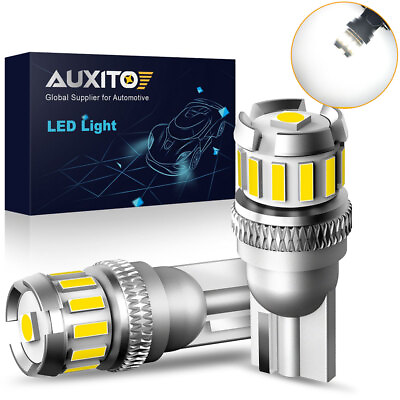 #ad 2x Super White T10 Wedge 13 SMD 4014 LED Light bulbs W5W 2825 158 192 168 AUXITO $8.16