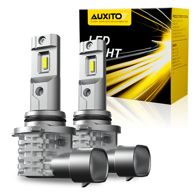 #ad AUXITO 9006 HB4 LED Headlight Bulbs High Low Beam Super Bright White Kit 2PC EOA $19.99