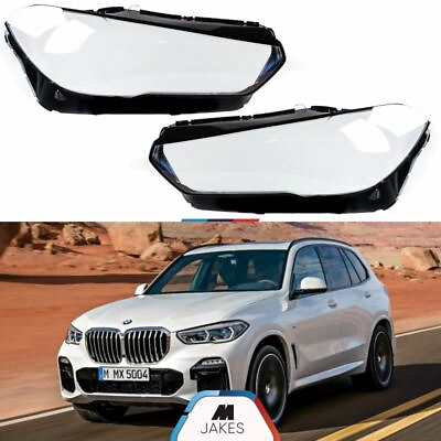 #ad fits BMW X5 G05 X6 G06 OEM Headlight plastic Lens cover Replacement PAIR $272.60
