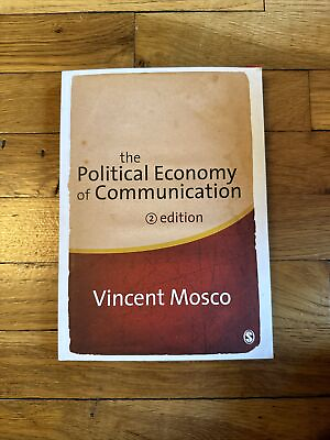 #ad The Political Economy of Communication by Vincent Mosco English Paperback Book $12.00