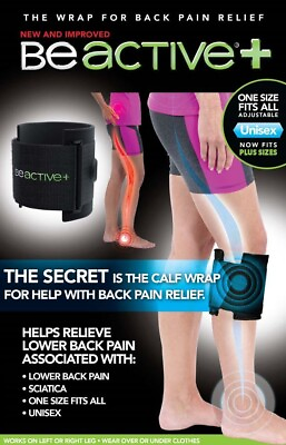 #ad BeActive PLUS Instant Relief Acupressure Calf Brace for Sciatic Back Nerve Pain $24.99