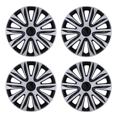 #ad 15quot; Universal R15 Wheel Rim Cover Hubcaps Snap On Car Truck SUV Set of 4 Steel $47.99