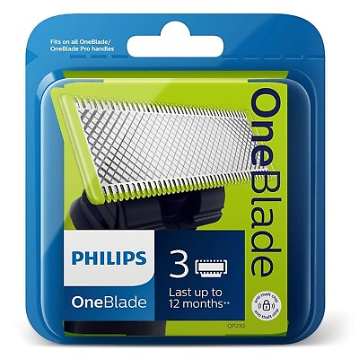#ad PHILIPS Oneblade Replacement Blade 3 Count QP230 $24.99