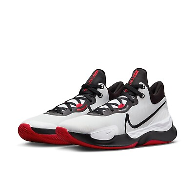 #ad Nike RENEW ELEVATE 3 White Black DD9304 100 Basketball Sneakers Shoes $59.95