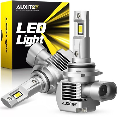 #ad AUXITO ERROR FREE 9012 LED High Low Headlight KIT Bulbs 30000LM Ultra Brightness $42.74