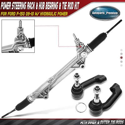 #ad 3x Power Steering Rack and Pinion amp; Outer Tie Rod End for Ford F 150 2009 2010 $339.99