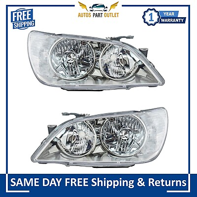 #ad New Headlight Set LH amp; RH Side Pair For 2001 05 Lexus IS300 $160.81