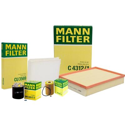 #ad Mann Oil Air Paper Cabin Fuel Filter Service Kit For Sprinter 2500 3500 Turbo $68.95
