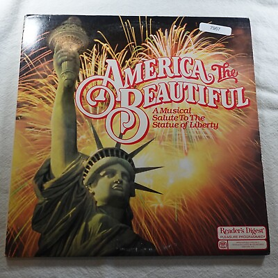 #ad Various Artists America The Beautiful Salute To Statue Of Liberty Record Album $4.04