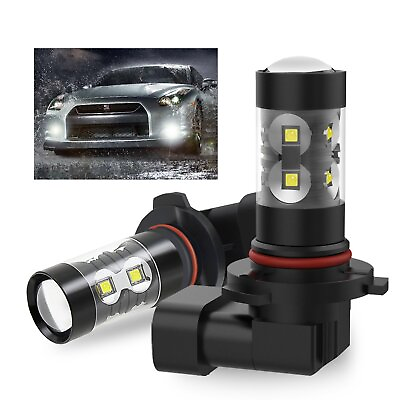 #ad AUXITO H10 9145 Fog LED Driving Light Bulbs 50W 6000K for Ford Escape 2013 2015 $10.11