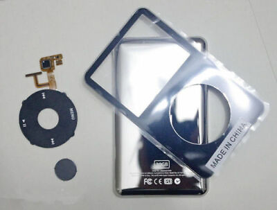 #ad New Brand iPod video 30GB Back coverFront caseClickwheel Replacement kit Black $35.99