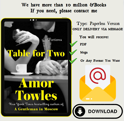 #ad #ad Table for Two: Fictions by Amor Towles $9.99