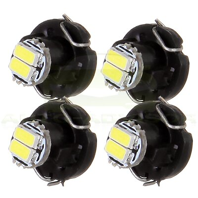 #ad 4Pcs T3 Neo Wedge SMD LED Light Dash A C Climate Heater Control HVAC Lamp White $7.73
