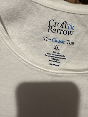 #ad Croft And Barrow Classic Tea Size 2X Classic Tee $8.89