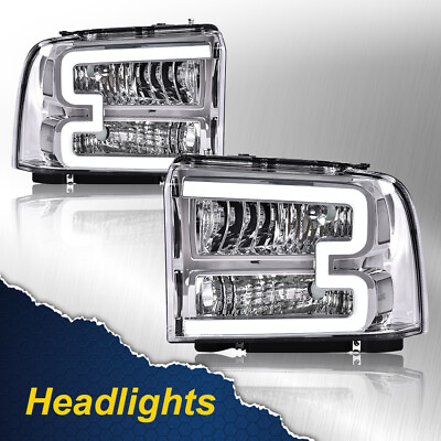 #ad Clear Corner Headlights LED DRL Fit For 05 07 Ford F250 F350 Super Duty LHRH $79.90