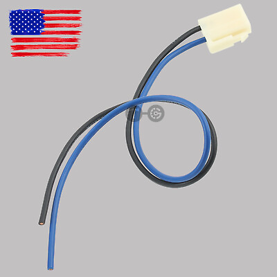 #ad Universal Electric Cooling Fan 2 Terminal Pigtail Plug Wire Harness Connector $9.96