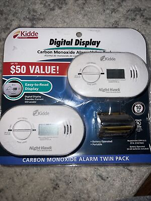 #ad Kidde Nighthawk Carbon Monoxide Detector 2 Pack $32.00