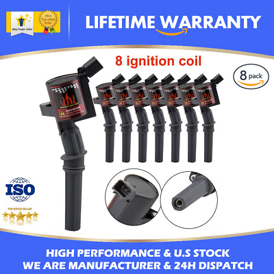 #ad For Ford F150 Expedition 2000 2001 2002 2003 2004 8Pcs Ignition Coil 4.6L 5.4L🔥 $33.59