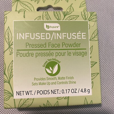 #ad B·Pure Women#x27;s Green Tea Infused Pressed Face Powder NE NIB 0.17 OZ 4.8 G $9.99