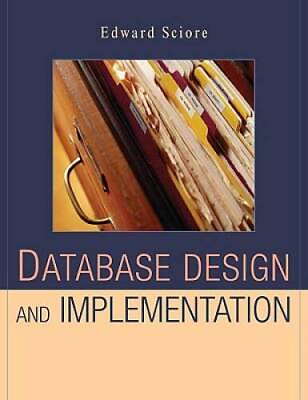 #ad Database Design and Implementation Hardcover By Sciore Edward GOOD $12.10