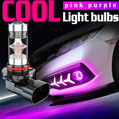 #ad Pink Purple 9006 HB4 LED Fog Light Bulbs FOR Dodge RAM 1500 2500 3500 2013 2018 $15.99