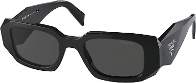 #ad Prada PR 17WS Black Dark Grey Sunglasses 49mm *READ DESCRIPTION* $60.00