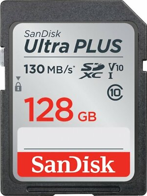 #ad SanDisk 128GB Ultra Plus SD $25.00